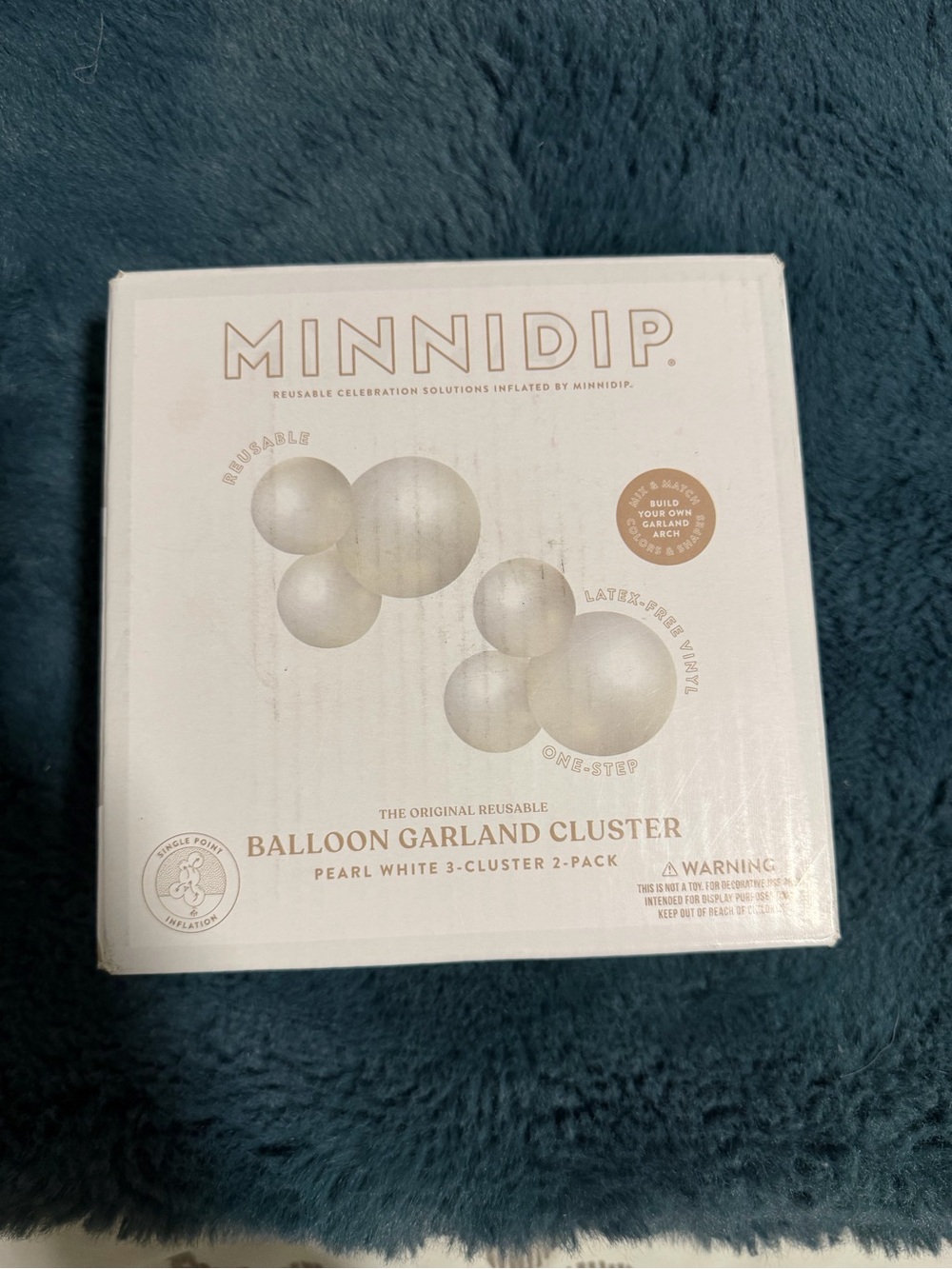 Pearl White Balloon Garland Cluster - 2-Pack